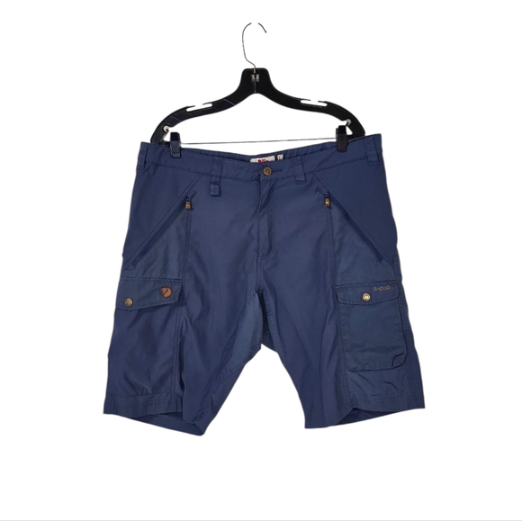 Fjallraven Abisko Shorts Indigo Blue Men's 38X11 Outdoor Gorpcore - Picture 1 of 10